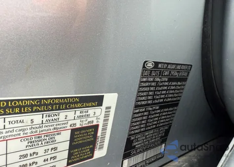 2015 Land Rover Range Rover Sport 3.0L V6 Supercharged Hse from USA, damaged, VIN SALWR2VFXFA529282